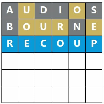 Daily Word Hurdle #557 Morning Answer - 23rd October 2022