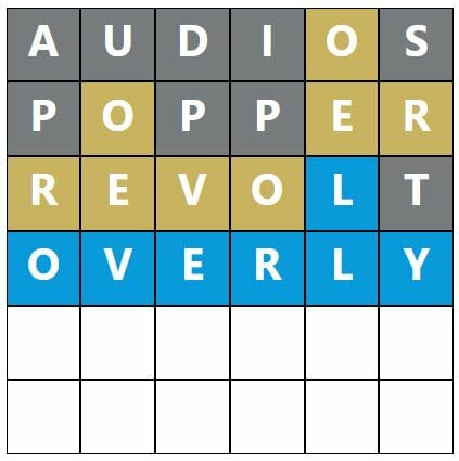 Daily Word Hurdle #558 Afternoon Answer - 23rd October 2022