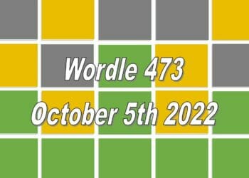 Daily Wordle 473 - 5th October 2022