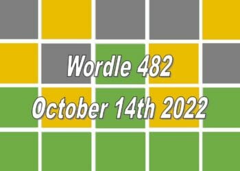 Daily Wordle 482 - 14th October 2022