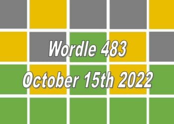 Daily Wordle 483 - 15th October 2022