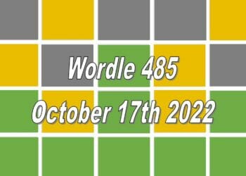 Daily Wordle 485 - 17th October 2022