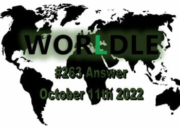 Daily Worldle 263 - October 11th 2022