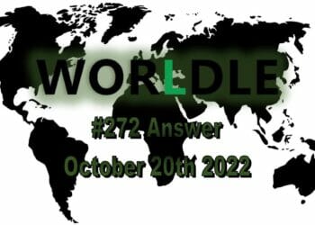 Daily Worldle 272 - October 20th 2022