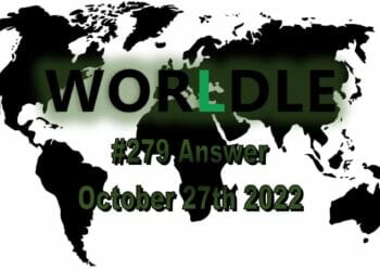 Daily Worldle 279 - October 27th 2022