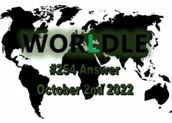 Daily Worldle - October 2nd 2022