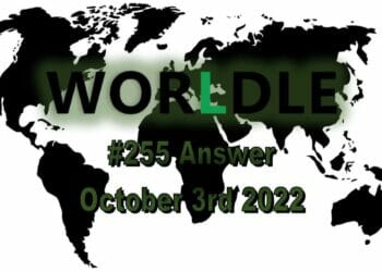 Daily Worldle - October 3rd 2022