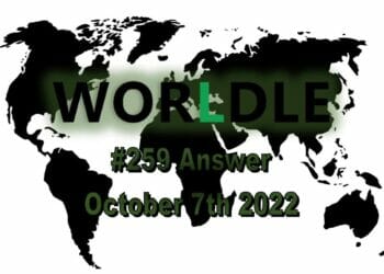 Daily Worldle - October 7th 2022