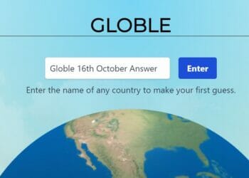 Globle 16 October Answer and Hints Today 2022