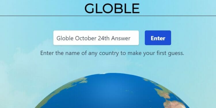 Globle 24 October Answer and Hints Today
