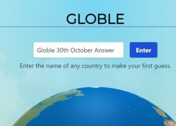 Globle 30 October Answer and Hints Today