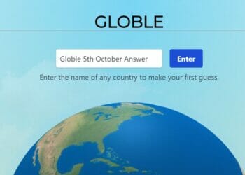 Globle 5 October Answer and Hints Today