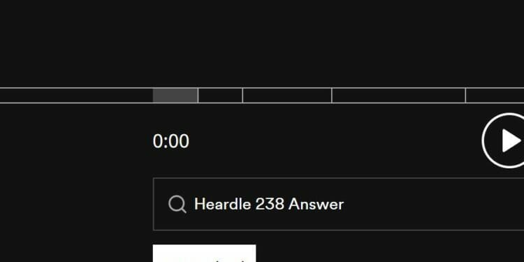 Heardle 20 October Answer and Hints Today 238