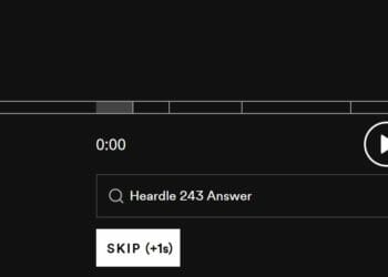 Heardle 25 October Answer and Hints Today 243