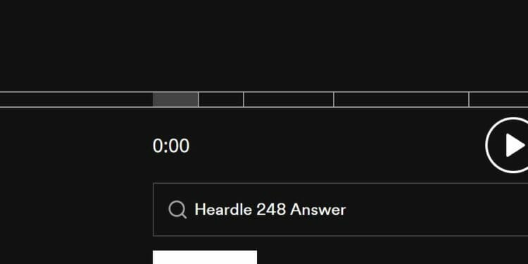 Heardle 30 October Answer and Hints Today 248