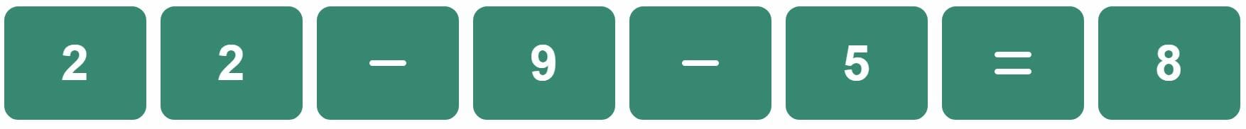 Daily Bi-Nerdle Answer 1 - 18th November 2022
