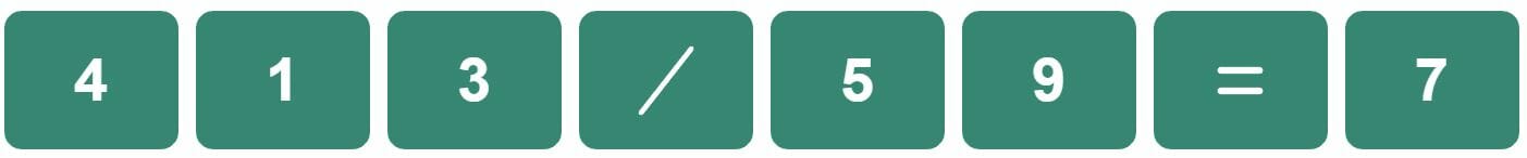 Daily Bi-Nerdle Answer 1 - 6th November 2022