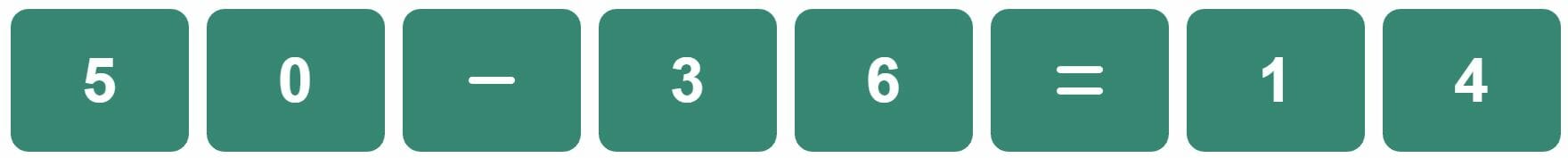 Daily Bi-Nerdle Answer 2 - 5th November 2022