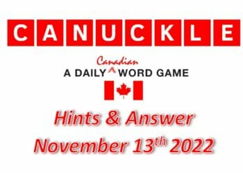 Daily Canuckle - 13th November 2022