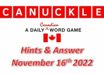 Daily Canuckle - 16th November 2022