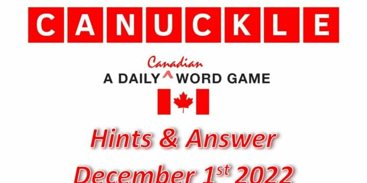 Daily Canuckle - 1st December 2022