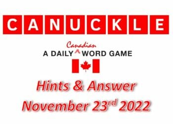 Daily Canuckle - 23rd November 2022