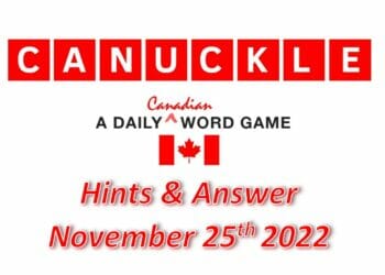 Daily Canuckle - 25th November 2022