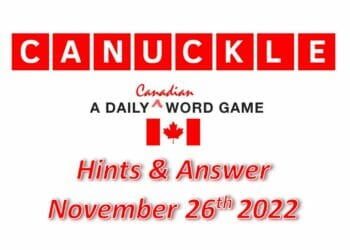 Daily Canuckle - 26th November 2022
