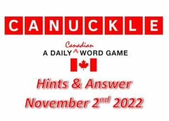 Daily Canuckle - 2nd November 2022