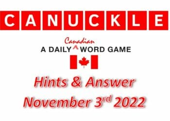 Daily Canuckle - 3rd November 2022