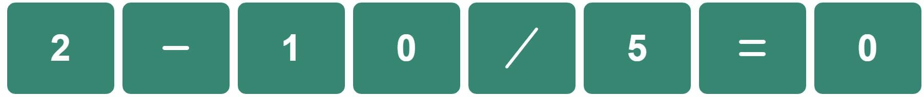 Daily Classic Nerdle 287 Answer - 2nd November 2022