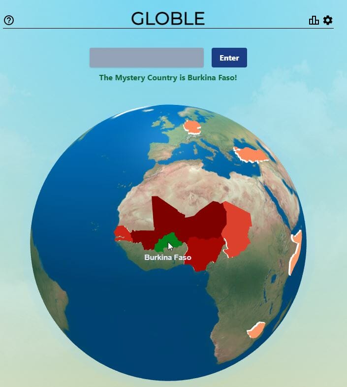 Daily Globle Answer - 11th November 2022
