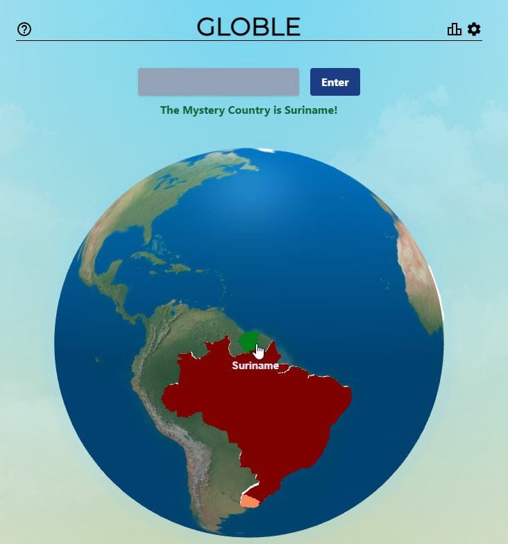 Daily Globle Answer - 5th November 2022