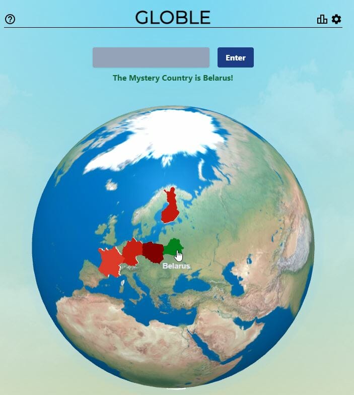Daily Globle Answer - 8th November 2022