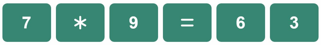 Daily Mini Bi-Nerdle Answer 1 - 13th November 2022