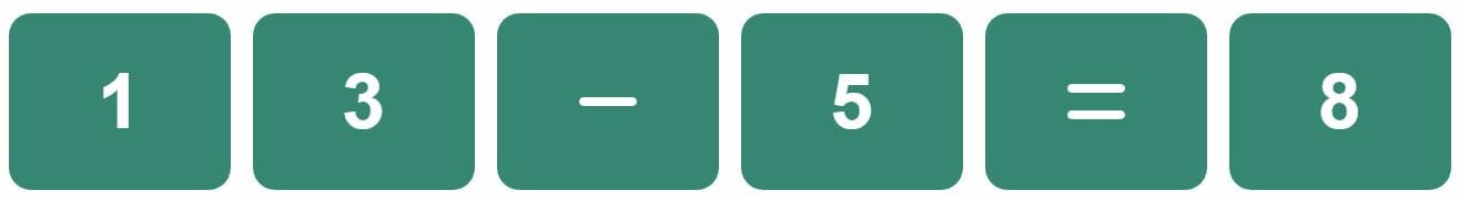 Daily Mini Bi-Nerdle Answer 1 - 2nd November 2022