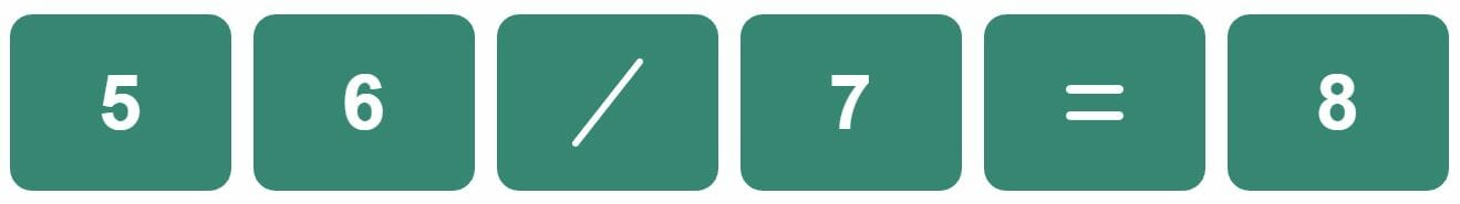 Daily Mini Bi-Nerdle Answer 1 - 6th November 2022