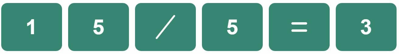 Daily Mini Bi-Nerdle Answer 1 - 8th November 2022