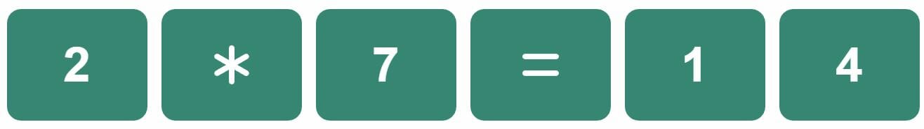 Daily Mini Bi-Nerdle Answer 2 - 14th November 2022
