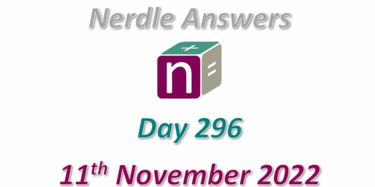 Daily Nerdle 296 Answers - November 11th, 2022