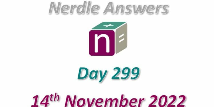 Daily Nerdle 299 Answers - November 14th, 2022