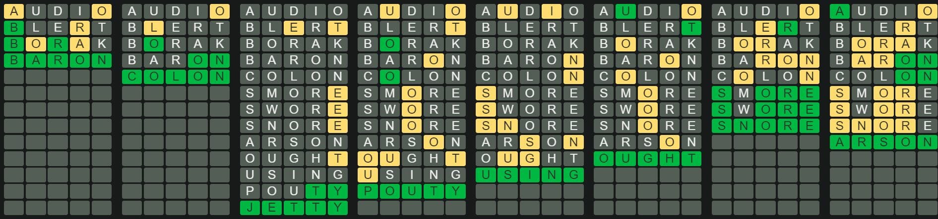 Daily Octordle 282 Answer - November 2nd 2022
