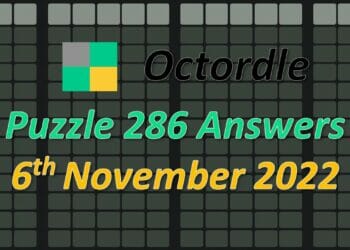 Daily Octordle 286 - November 6th 2022