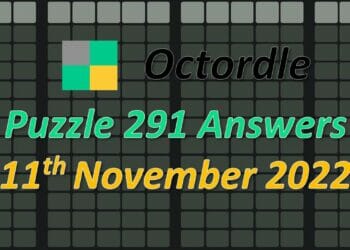 Daily Octordle 291 - November 11th 2022