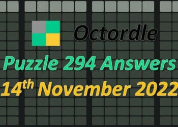 Daily Octordle 294 - November 14th 2022