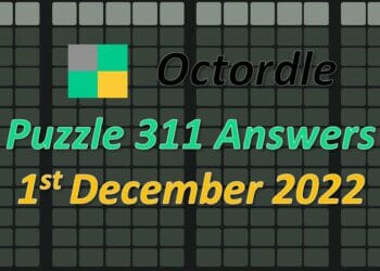 Daily Octordle 311 - December 1st 2022