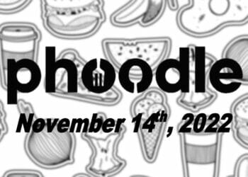Daily Phoodle - 14th November 2022