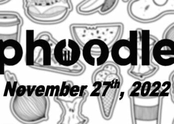 Daily Phoodle - 27th November 2022
