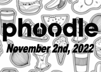 Daily Phoodle - 2nd November 2022