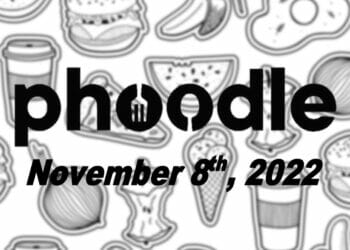 Daily Phoodle - 8th November 2022